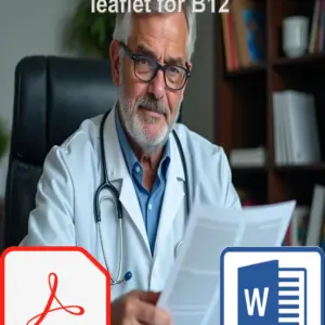 dosage instruction leaflet for B12