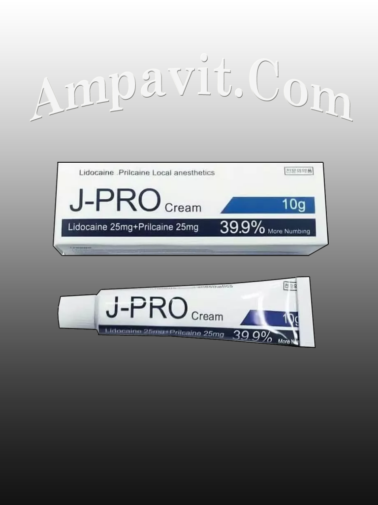 J Pro Lidocaine 10g Numbing Cream