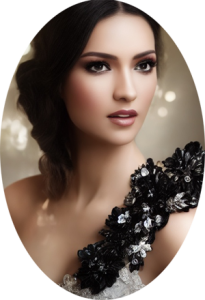 lady with good skin care